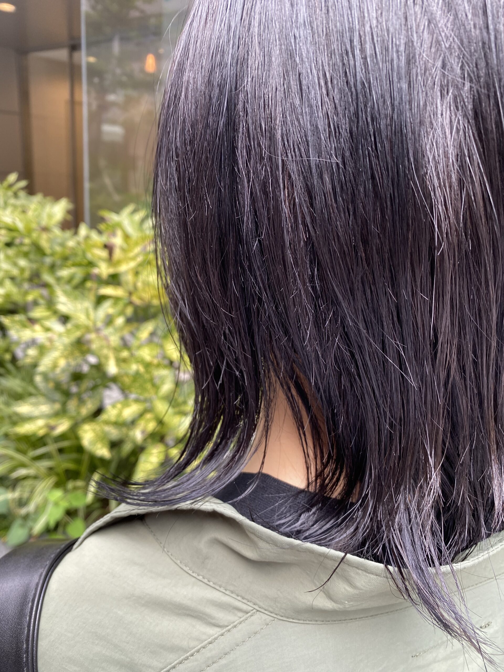 暗髪ダークバイオレット 十条 王子 赤羽 池袋の美容室リガナッツ Riganuts